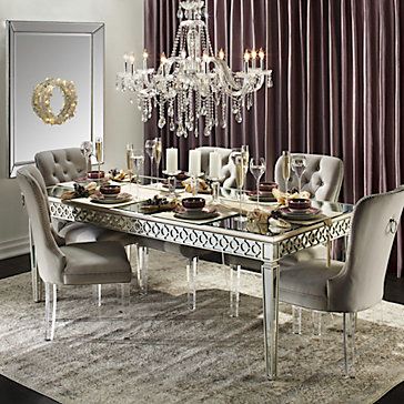 Mirrored Dining Table Sophie Collection Z Gallerie