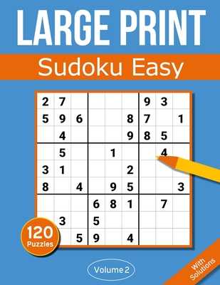 sudoku large print easy large print sudoku puzzle book by rosenbladt isbn 9798562661463 alibris
