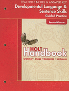 Language Handbook, Answer Key - Alibris